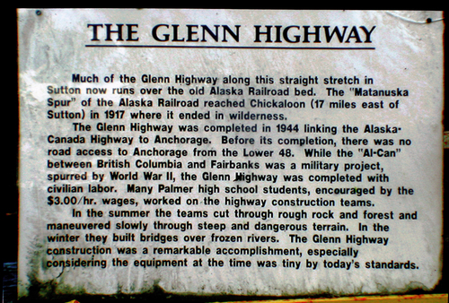 The Glenn Highway Story