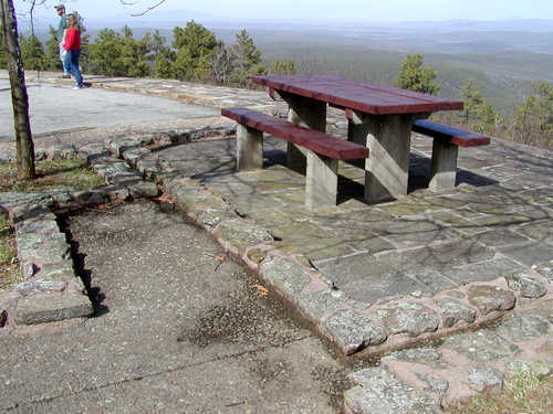 Picnic Table At Emerald Point Vista