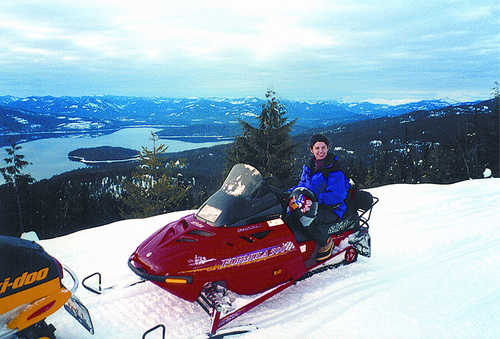 Snowmobiling in the Selkirks