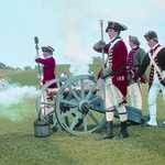 British Firing at Old Fort Niagara
