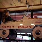 Car Displayed inside the Roadkill Cafe