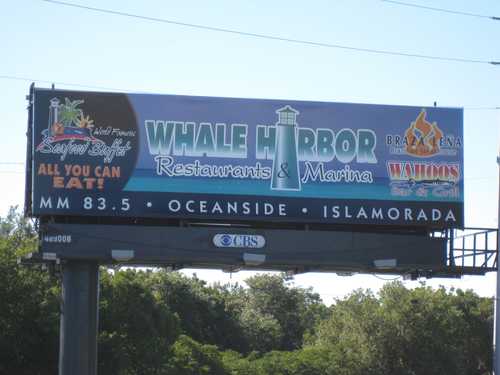 All you can eat at the Whale Harbor Restaurant and Marina