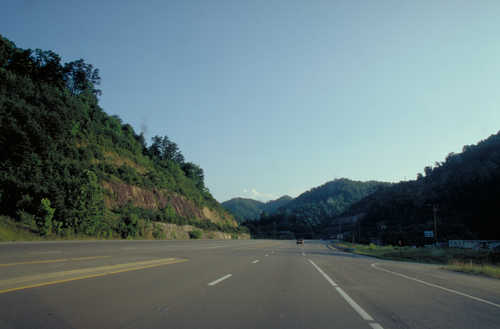 Highway 23 near Pikeville Looking South