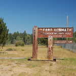 Roadside Sign for Fort Klamath Frontier Military Post