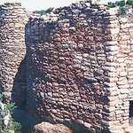 "D" shaped tower at Hovenweep National Monument