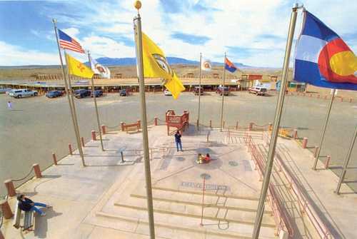 Flags on the Four Corners Monument