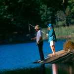 Fishing at Rose Canyon Lake