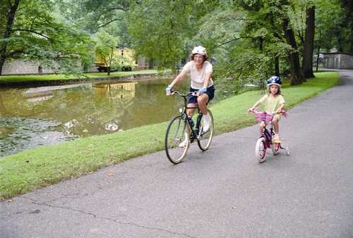 Bikers Along the Brandywine River