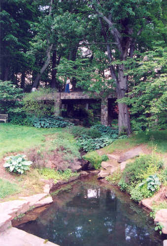 Bridge and Quarry Garden at Winterthur