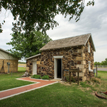 Dodge House at Barton County Historical Society Museum in Great Bend, Kansas.
