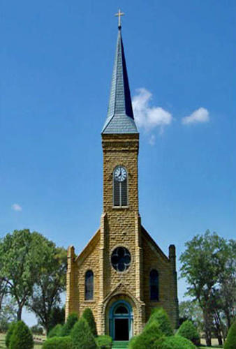 St Catherine Catholic Church in Debuque, Barton County, Kansas.