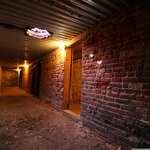 Underground tunnel in Ellinwood, Kansas.
