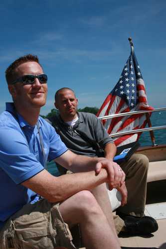 Boaters Enjoying Lake Erie