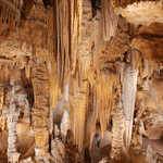 Dwarfed by Cave Formations in Luray Caverns