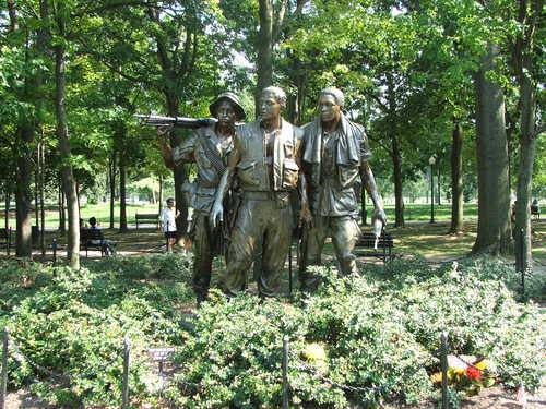 Part of the Vietnam Memorial
