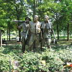 Part of the Vietnam Memorial