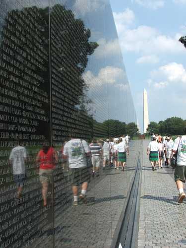Granite Walls of Vietnam Memorial