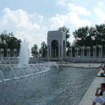 Fountains at World War II Memorial