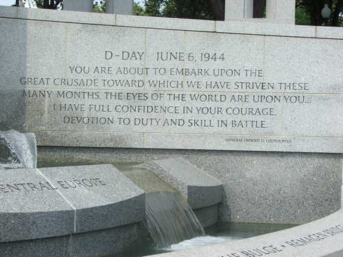 D-Day Reminder at World War II Memorial