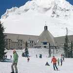 Skiing at the Timberline Lodge