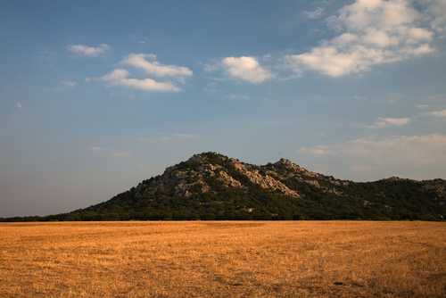Saddle Mountain from the Wichita Mountains Byway