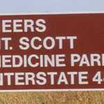 Wichita Mountains Wildlife Refuge Directional Sign