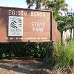 Sign for Edisto Beach State Park