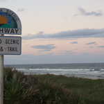 Florida Scenic Highways Program Sign along Ocean Shore