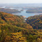 The Lakes of the Crossing from Clinch Mountain