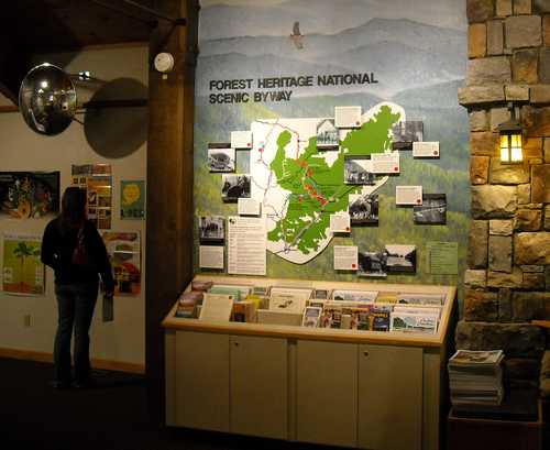 Pisgah Visitor Center Display
