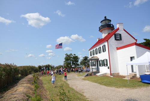 Bayshore Heritage Byway, NJ East Point Lighthouse at Heislerville Wildlife Management Area.
