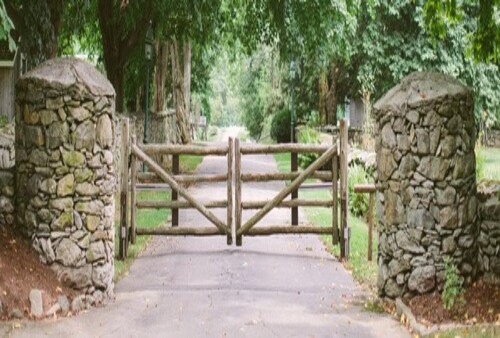 Stone wall and Gate