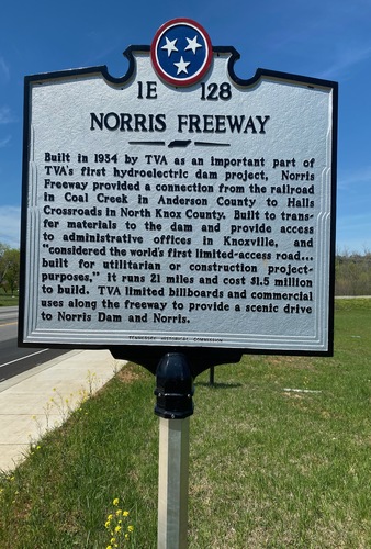Norris Freeway Historical Marker