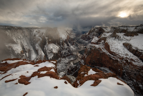 Zion Canyon from Observation Point