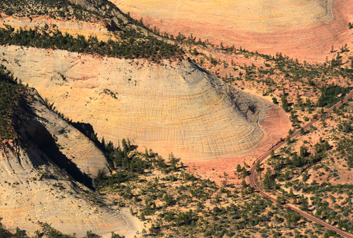 Aerial of Checkerboard Mesa