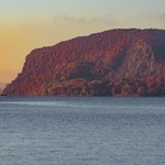Palisades Scenic Byway NY - Hook Mountain from Hudson River