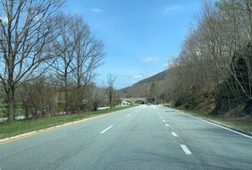 Palisades Scenic Byway NY - Seven Lakes Drive Overpass