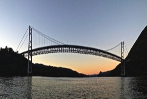 Palisades Scenic Byway NY - Bridge from River