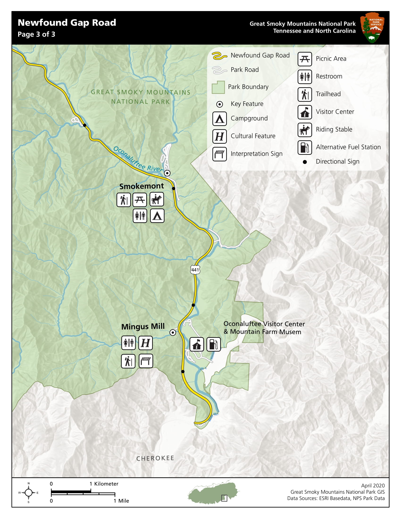 Oconaluftee Area