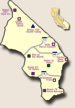 Deserts Section Features Map