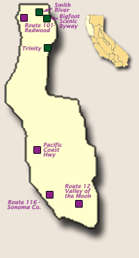 North Coast Section Map