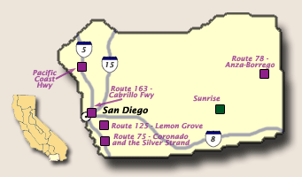 San Diego Section Map
