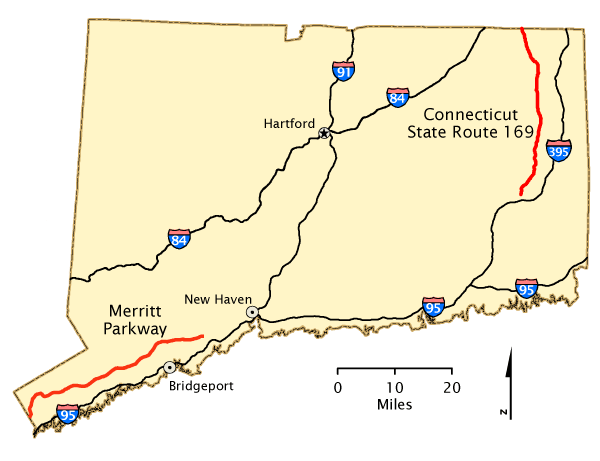 Connecticut Map