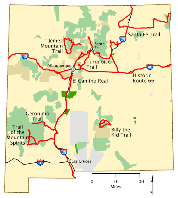 New Mexico Map